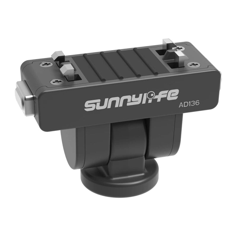 Sunnylife 1/4 tommer lynudløseradapter med 180° rotation til Insta360 X4 Air/X5/Ace Pro 2/1/Ace