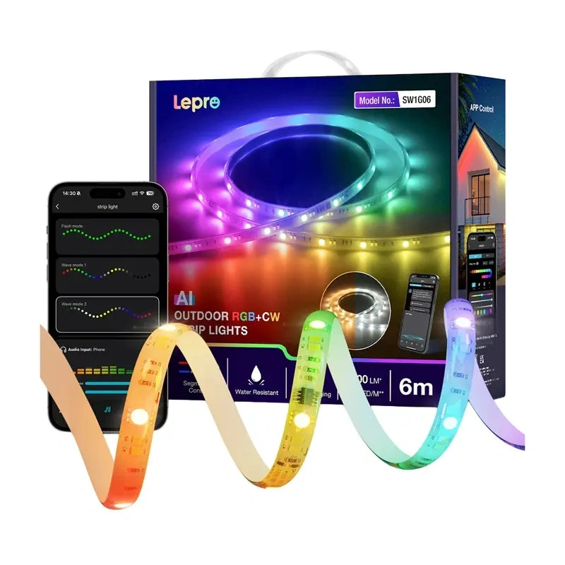 LEPRO SW1-6 smart RGB LED-strip, 6 m