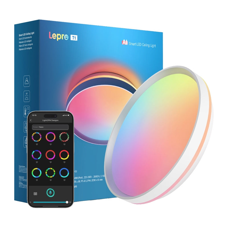 LEPRO T1 smart loftslampe, 1800 lm