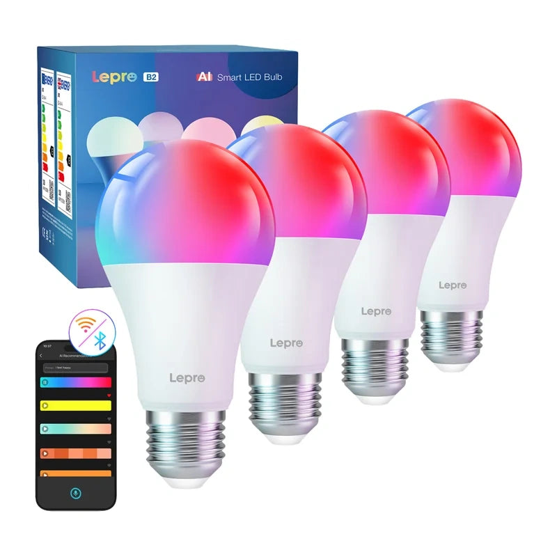 Lepro B2 LED-pære, E27, WiFi