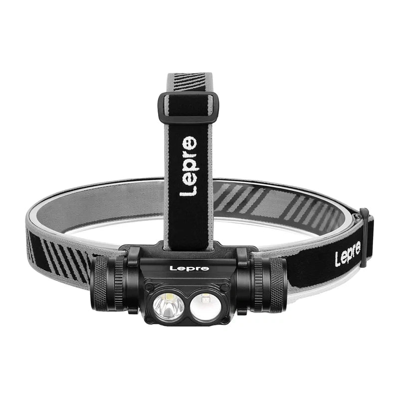 Lepro 320018 1000 lm genopladelig pandelampe