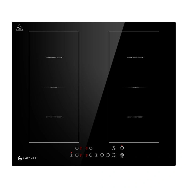 AMZCHEF CE-FS-I72S-FFDD06 induktionskogeplade med 4 zoner