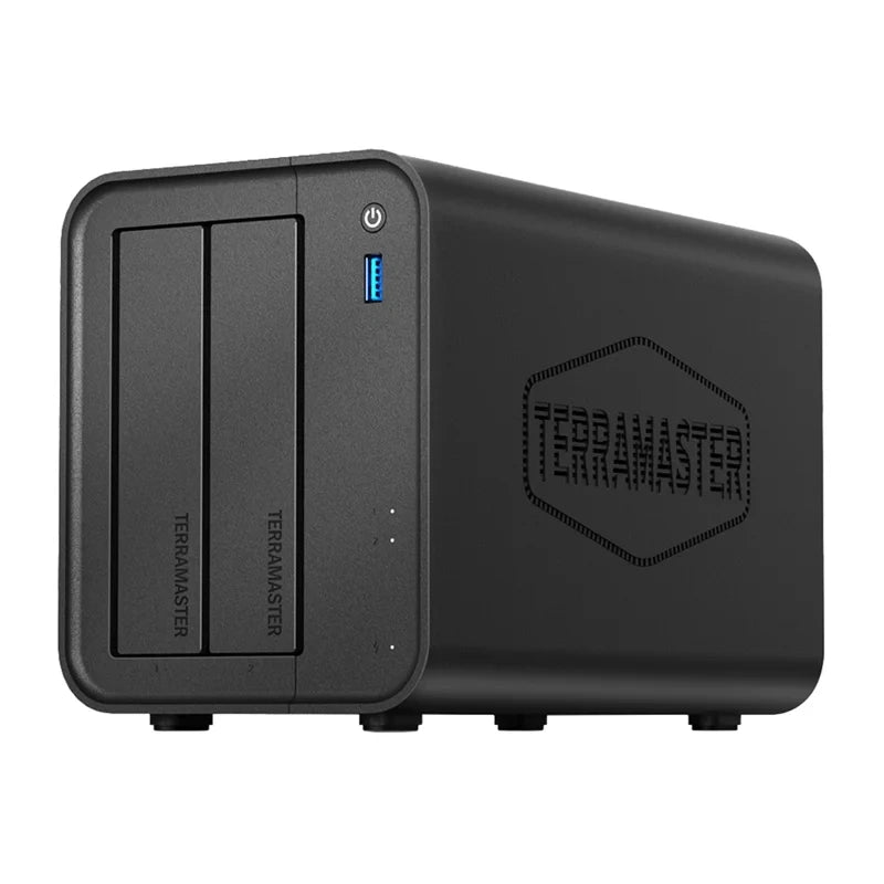 TERRAMASTER F2-425 NAS-filserver med 2 diskpladser