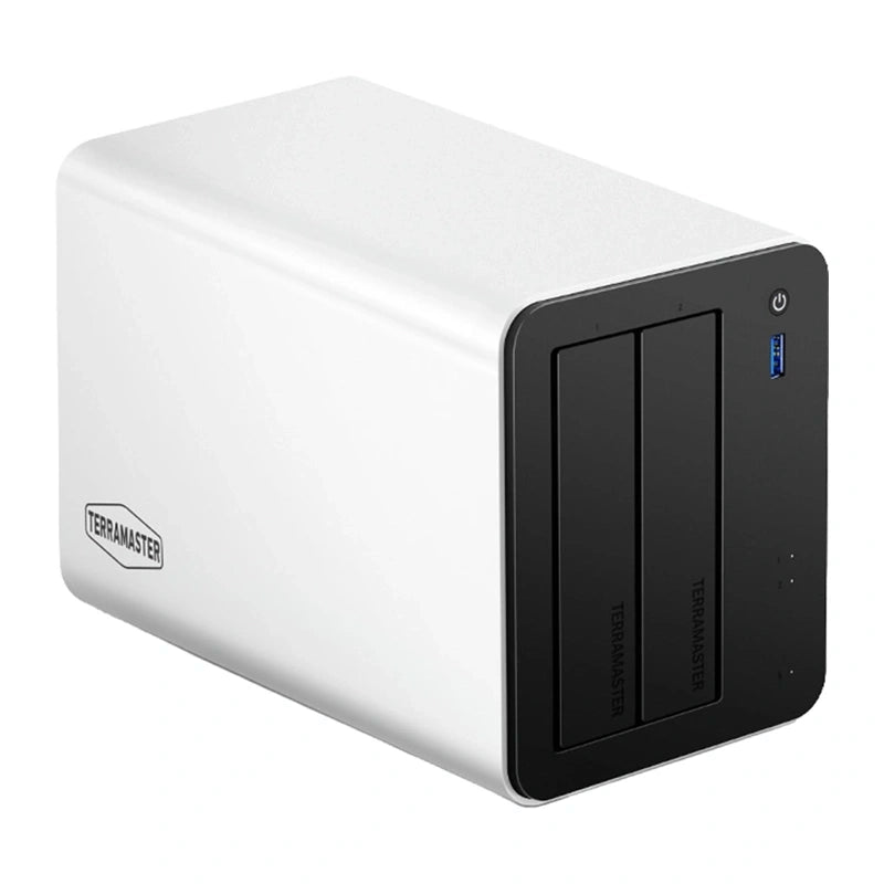 TERRAMASTER F2-425 Plus NAS-server med Intel N5095, 4 GB RAM, 2 diskpladser
