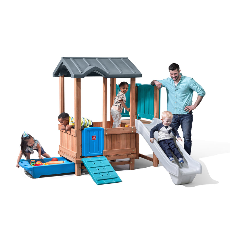 Step2 Woodland Adventure Legehus & Slide