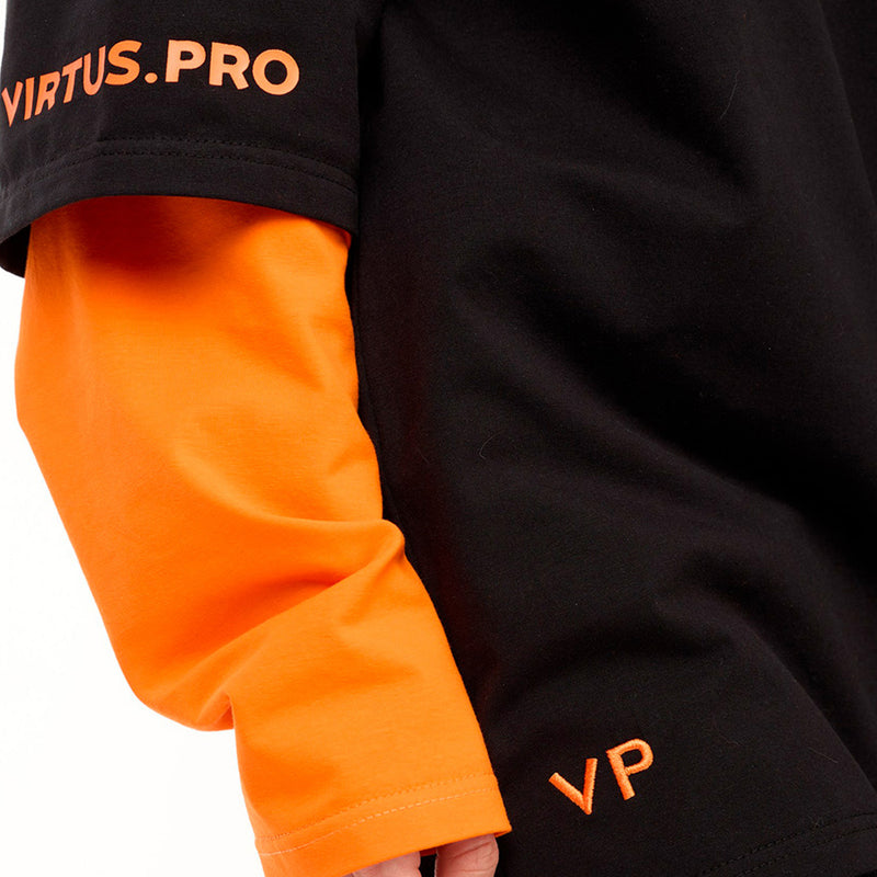 Virtus.pro basic collection langærmet trøje, orange