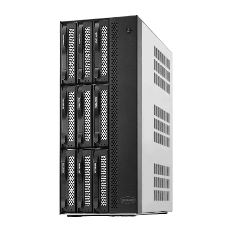 TERRAMASTER T9-500 Pro NAS-filserver med Intel Core i7-1255U, 16GB RAM, 9 diskpladser