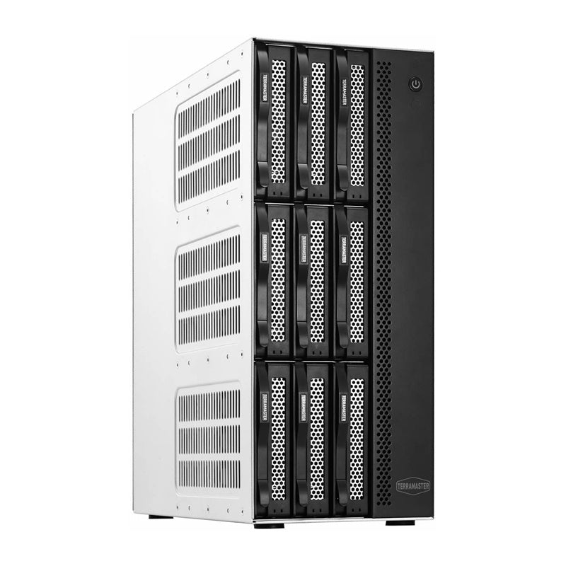 TERRAMASTER T9-500 Pro NAS-filserver med Intel Core i7-1255U, 16GB RAM, 9 diskpladser