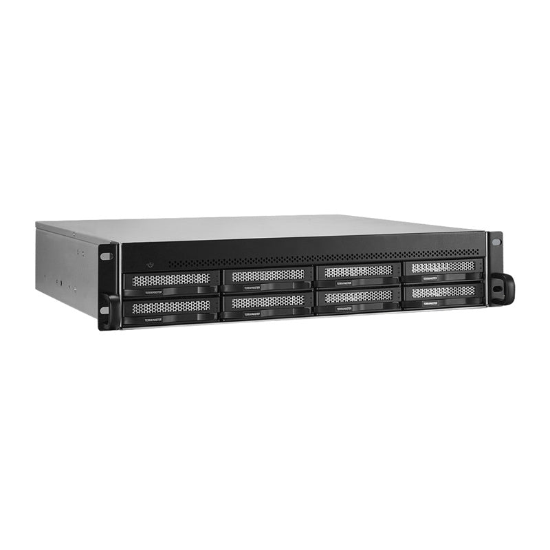 TERRAMASTER U8-500 Plus NAS-filserver med Intel Core i7-1255U, 16GB RAM, 8 diskpladser