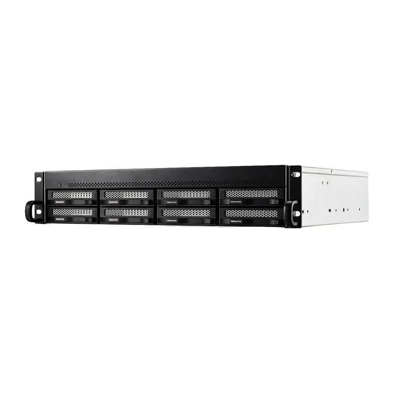 TERRAMASTER U8-500 Plus NAS-filserver med Intel Core i7-1255U, 16GB RAM, 8 diskpladser