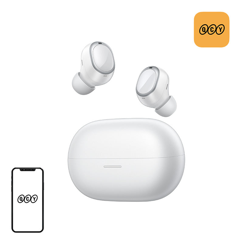 QCY Melobuds A30 trådløse øretelefoner (hvid)