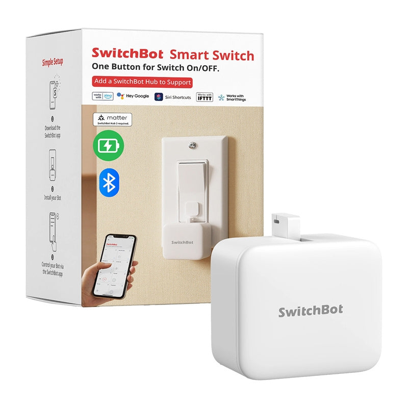 SWITCHBOT C1 genopladelig trådløs kontakt