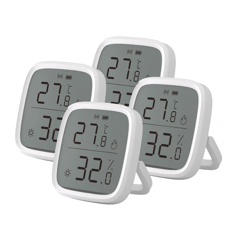SONOFF ZigBee SNZB-02D temperatur- og luftfugtighedssensor, 4-pak