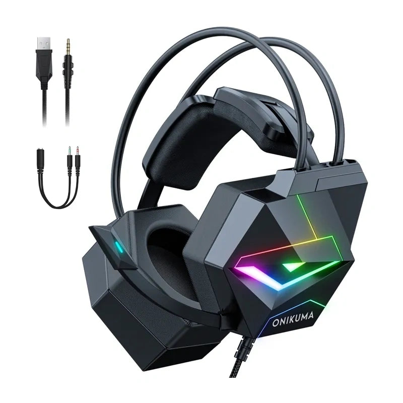 ONIKUMA X20 gaminghovedtelefoner (sort)