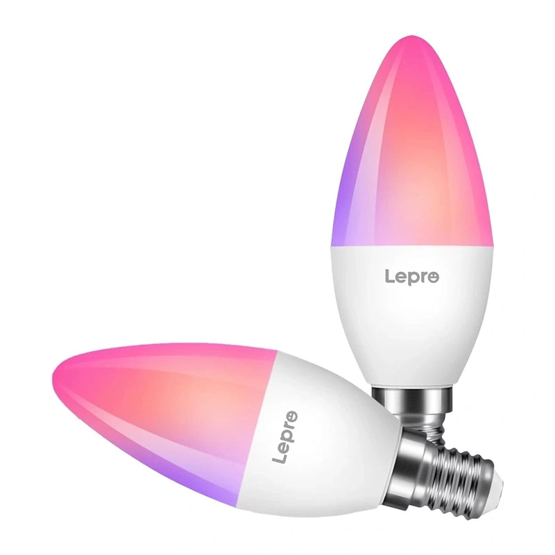 LEPRO BC1-EU-2-W E14 LED-pære med Wi-Fi og Bluetooth