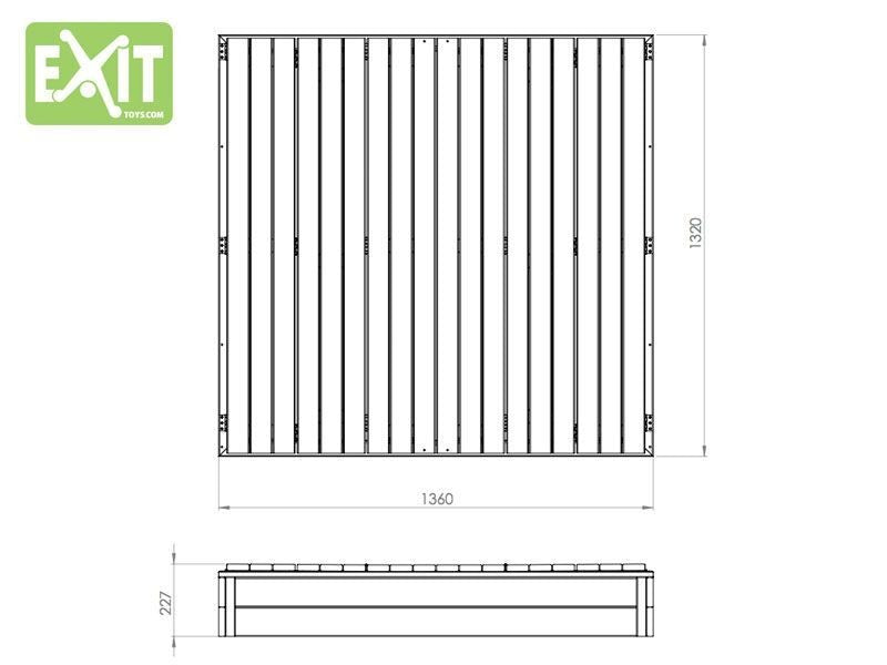 Aksent XL sandkasse (Exit)