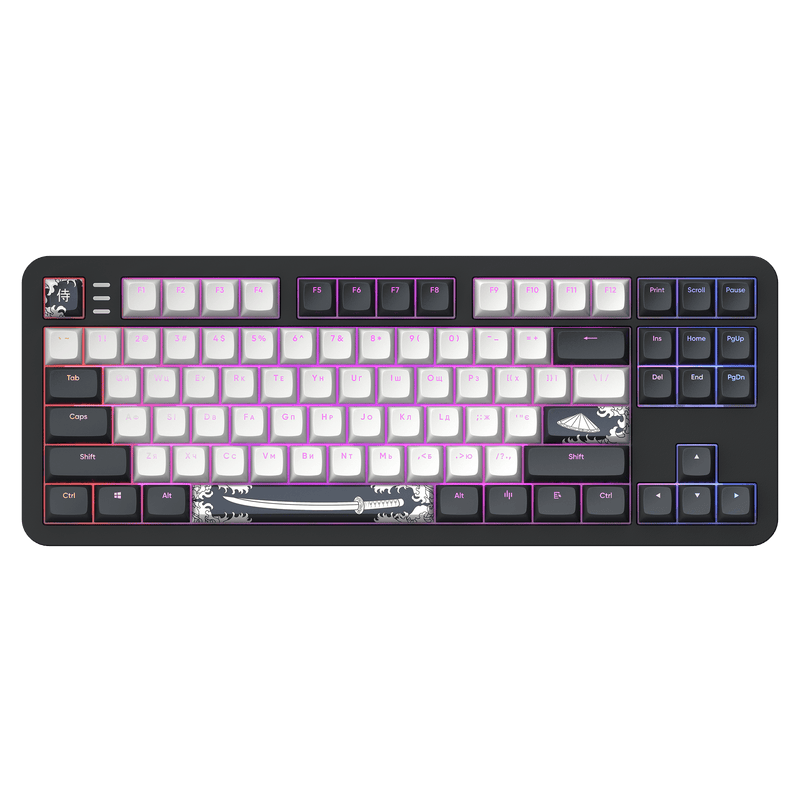 Dark Project ALU HE Bushido - Hall Effect-tastatur (ANSI UA)