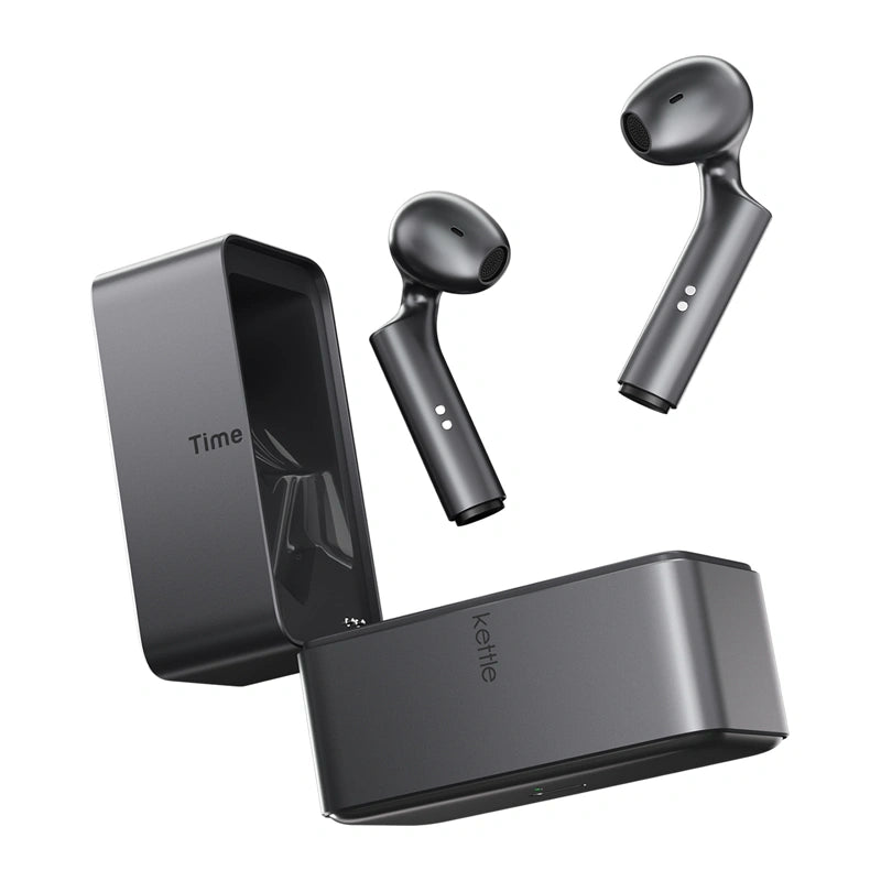TimeKettle W4 Plus TWS-oversættelsesøretelefoner (sort)