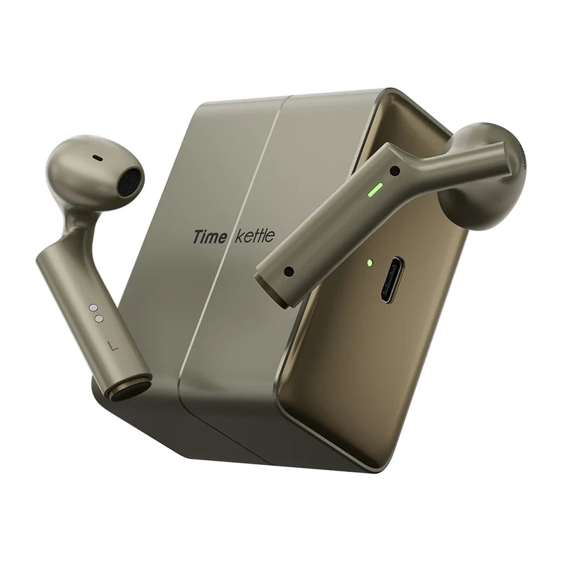 TimeKettle W4 Plus TWS-oversættelsesøretelefoner (guld)