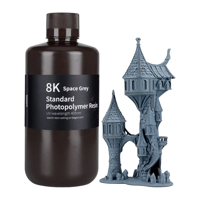 ELEGOO vandvaskbar 8K resin (rumgrå)