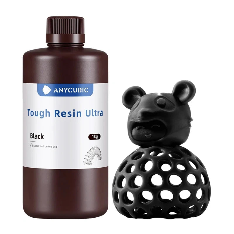 ANYCUBIC Tough Ultra resin (sort)