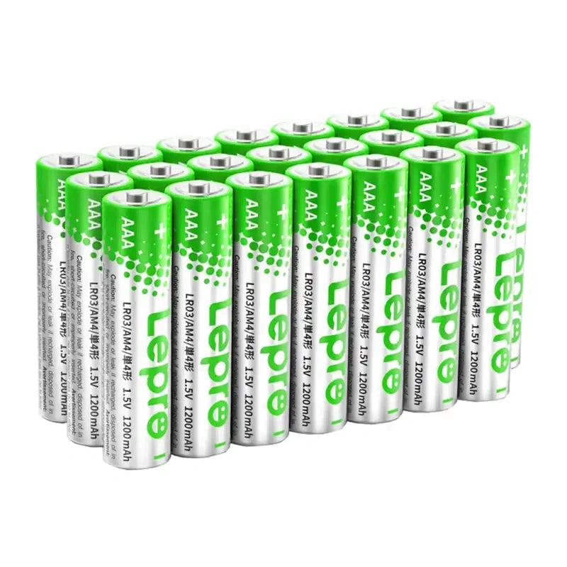 LEPRO 130001-24 AAA R3 alkaliske batterier, 24-pak