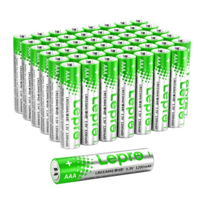 LEPRO AAA alkaliske batterier, 48 stk. 130001-48