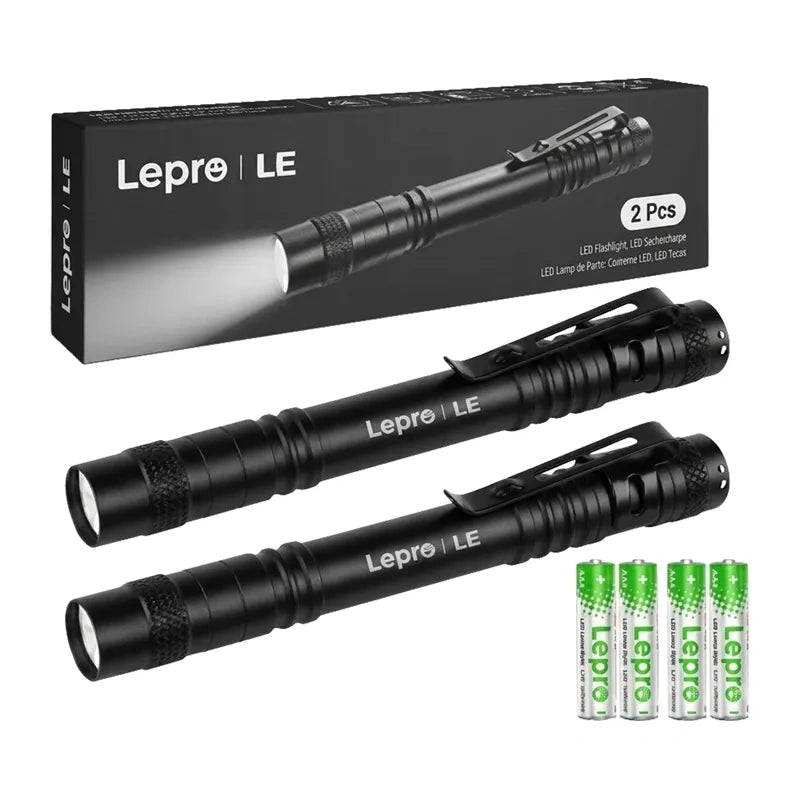LEPRO 120023-2 lommelygte, 2-pak
