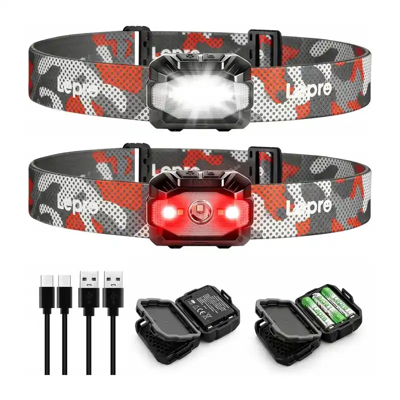 LEPRO 320023-2 USB-pandelampe, 2-pak