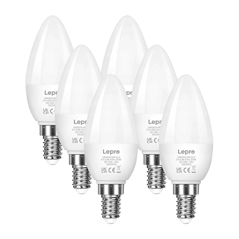 LEPRO 600059-WW-EU-6 E14 LED-kertepære 4,2W (40W) 470 lm 2700 K energiklasse E