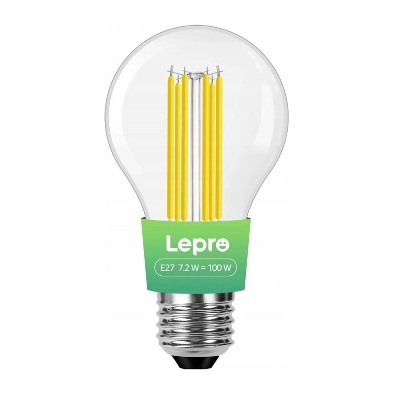 LEPRO 100094-WW-EU E27 LED-filamentpære 7,2W (100W) 1521 lm 2700K energiklasse A