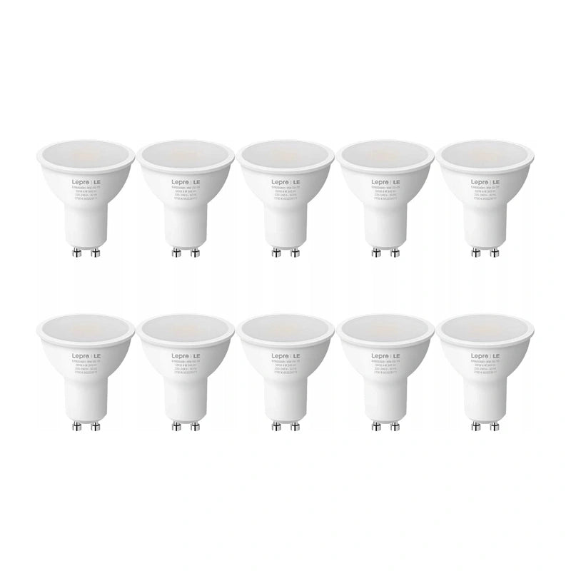 LEPRO 200081-WW-EU-10 GU10 LED-pære 4,5W (50W) 345 lm 2700K 100°, 10 stk.
