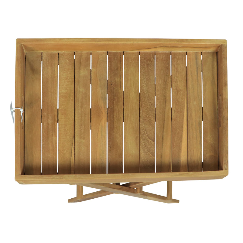 AXI Inda Teak Sidebord sammenklappeligt med aftagelig bakke