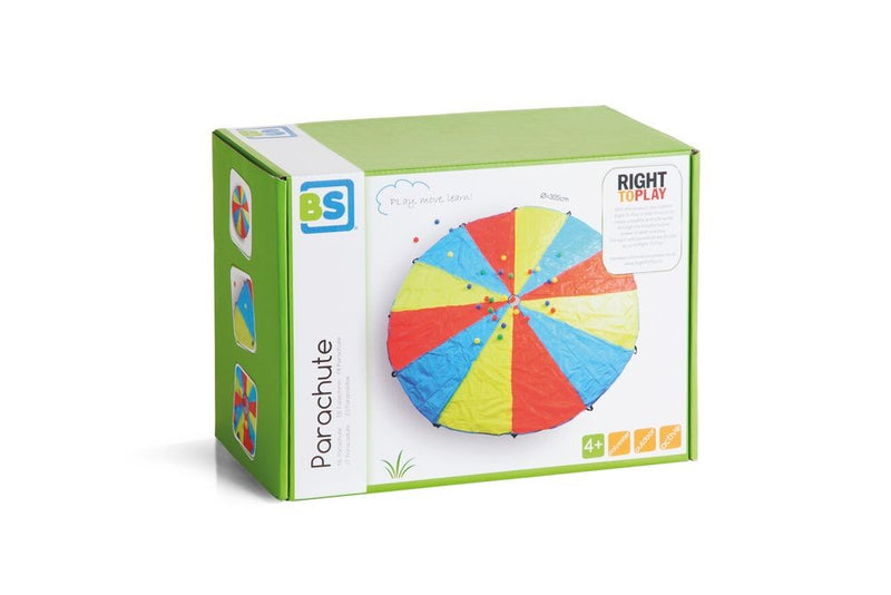 Faldskærm inkl. 24 bolde – BS Toys