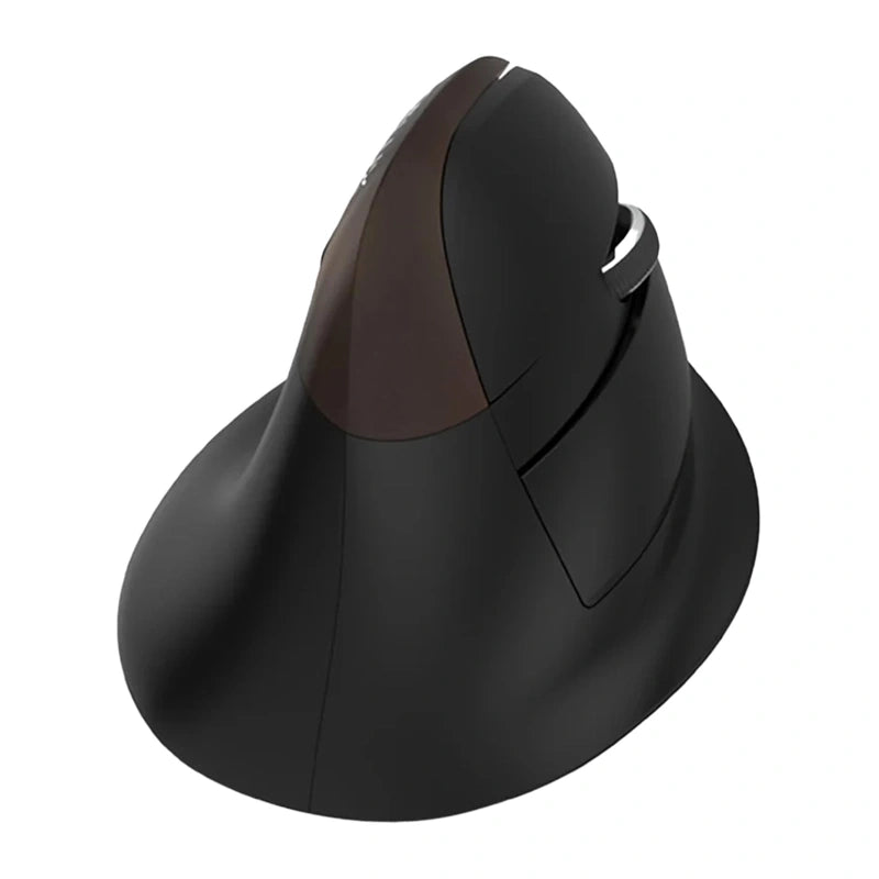 Delux M618Mini ergonomisk mus, guld (USB/Bluetooth/2.4G)
