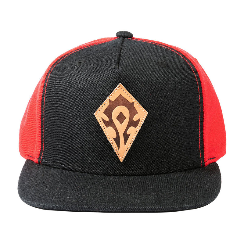 Jinx World of Warcraft - Horde snapback-kasket med læderemblem