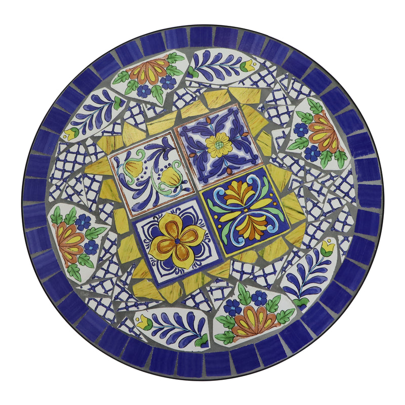 AXI Amélie Bistrosæt Mosaik Middelhavsstil - Blå/Gul