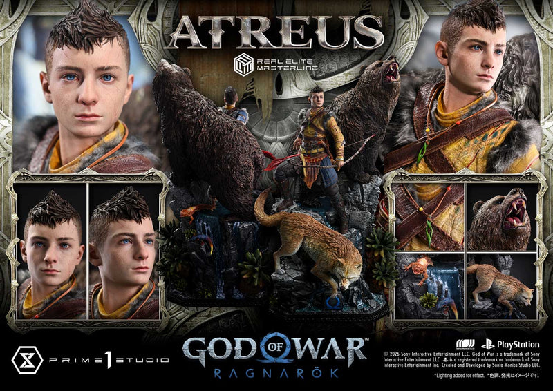 Prime 1 Studio Real Elite Masterline God of War: Ragnarok Atreus