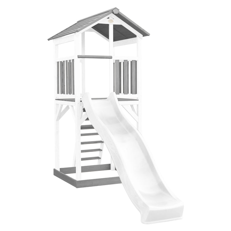 AXI Beach Tower Legetårn Grå/Hvid - Hvid Rutsjebane
