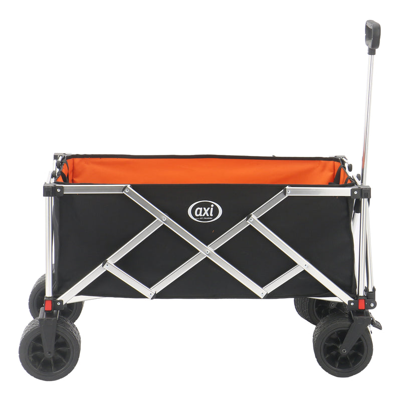 AXI SB151 sammenklappelig Strandvogn Aluminium - Sort/orange