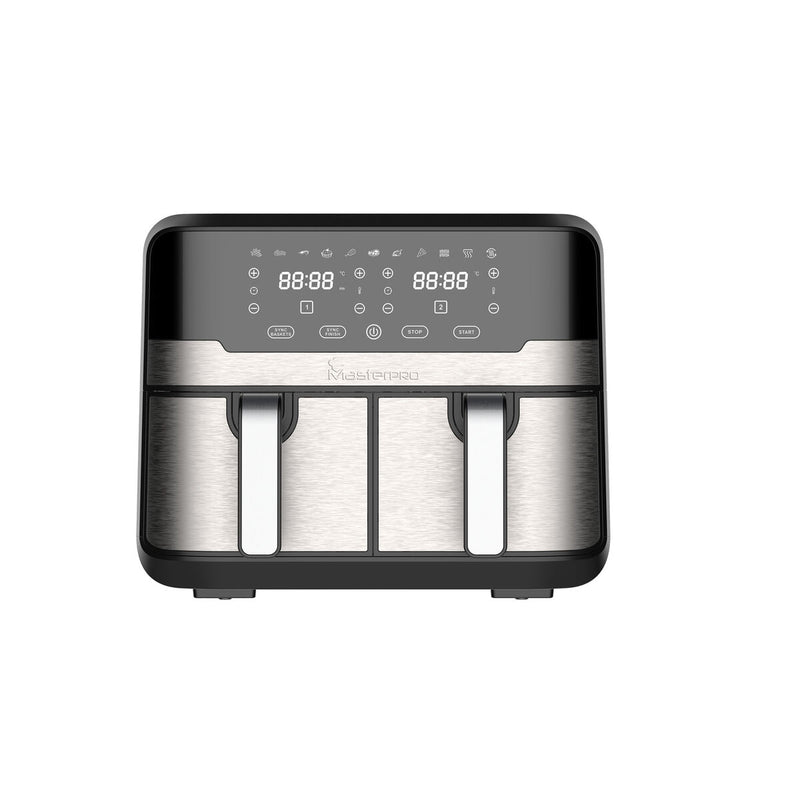 Varmluftsfrituregryde Masterpro Rocket Duo 900 2400 W 9 L Sort