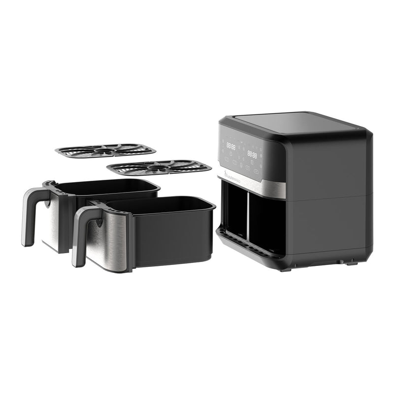 Varmluftsfrituregryde Masterpro Rocket Duo 900 2400 W 9 L Sort