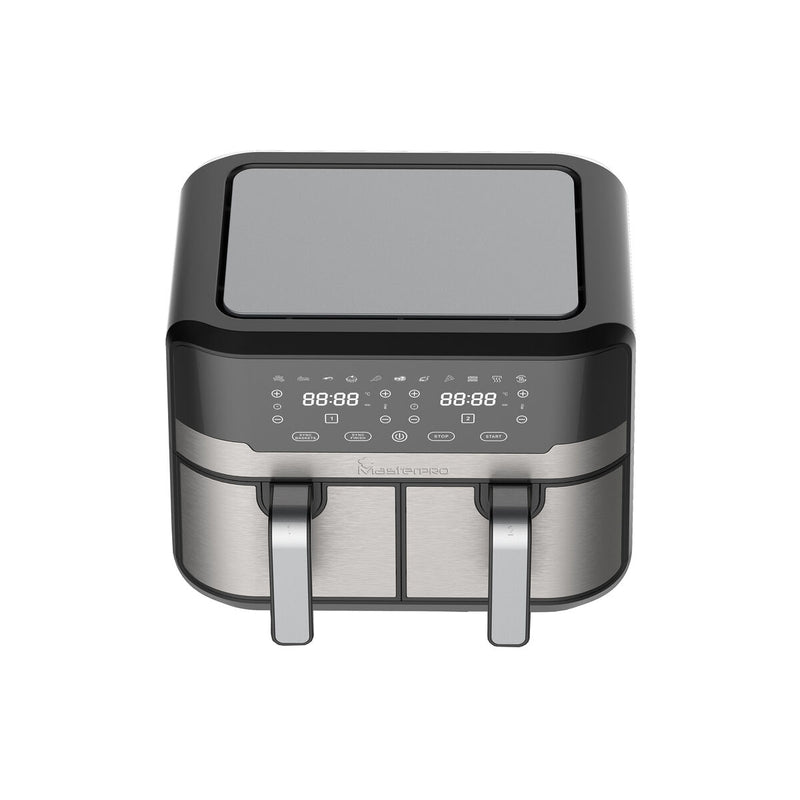 Varmluftsfrituregryde Masterpro Rocket Duo 900 2400 W 9 L Sort