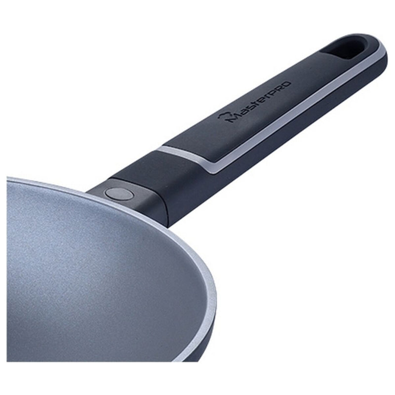 Wok Pande Masterpro Indigo Sort Aluminium (Ø 28 cm)