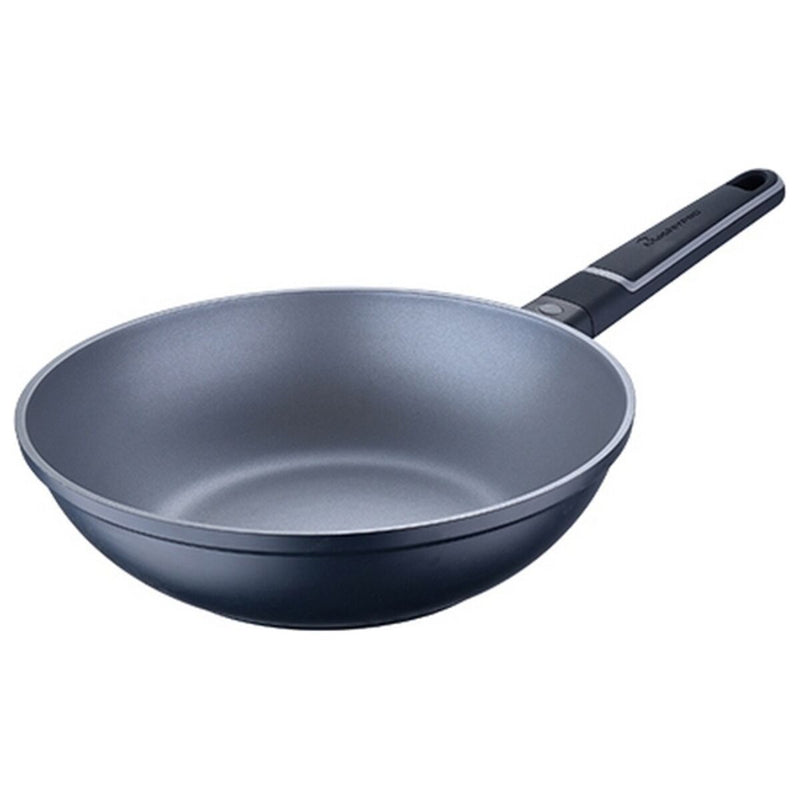 Wok Pande Masterpro Indigo Sort Aluminium (Ø 28 cm)