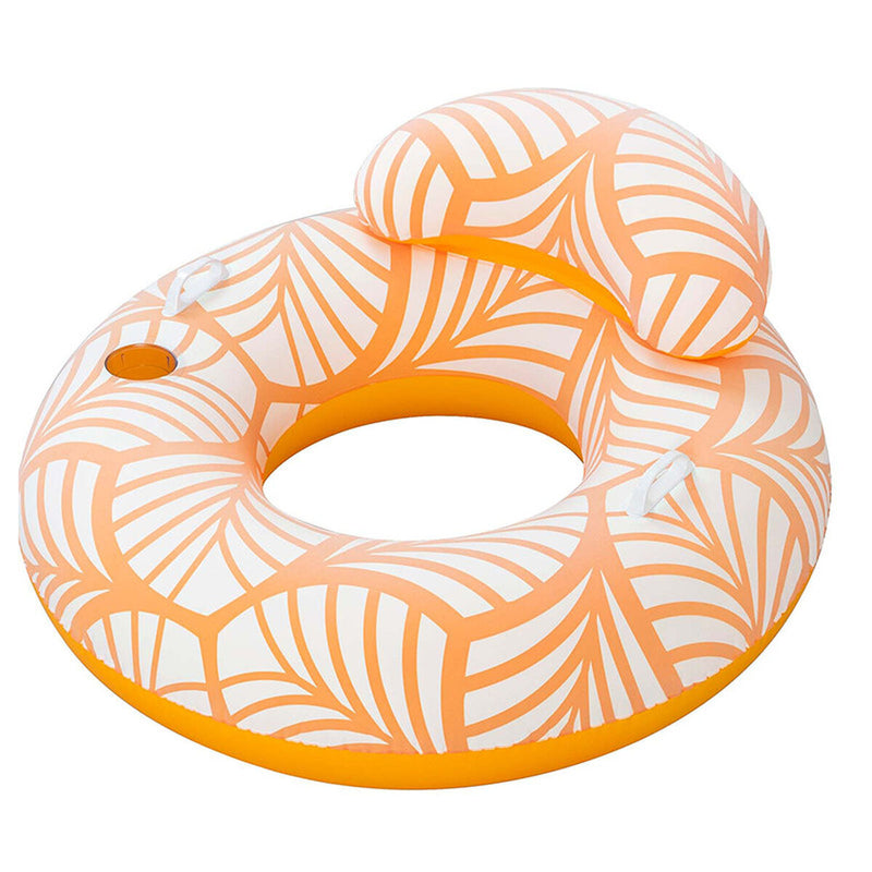 Oppustelig poolstol Bestway Deluxe 118 x 117 cm Hvid Orange (Refurbished B)