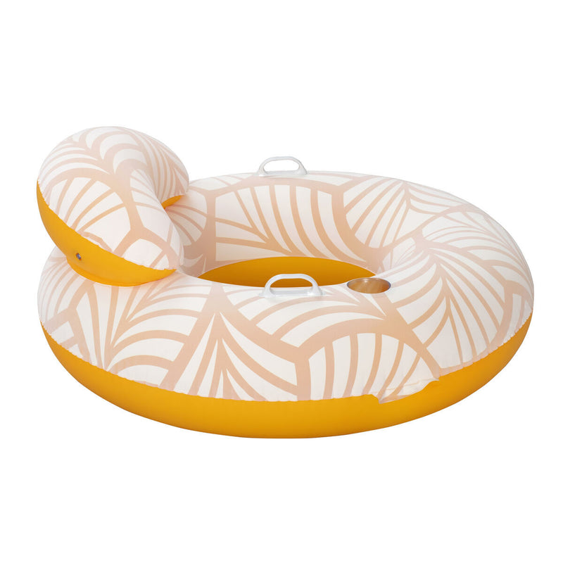 Oppustelig poolstol Bestway Deluxe 118 x 117 cm Hvid Orange (Refurbished B)