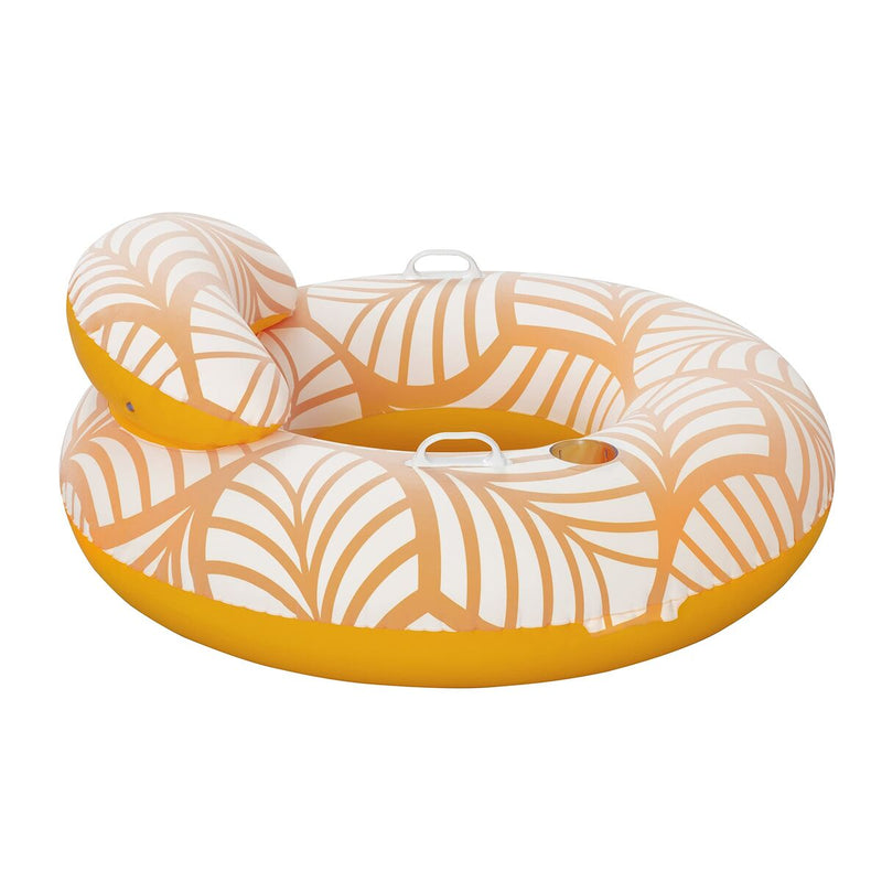 Oppustelig poolstol Bestway Deluxe 118 x 117 cm Hvid Orange (Refurbished B)