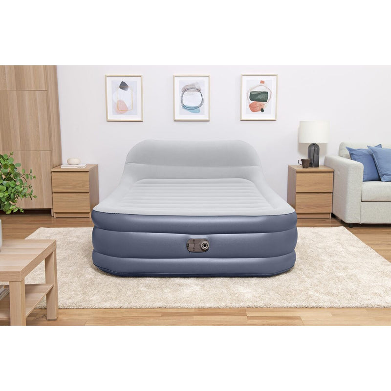 Bestway Dobbelt Luftmadras med Motor 226x152x84 cm til Camping 67923