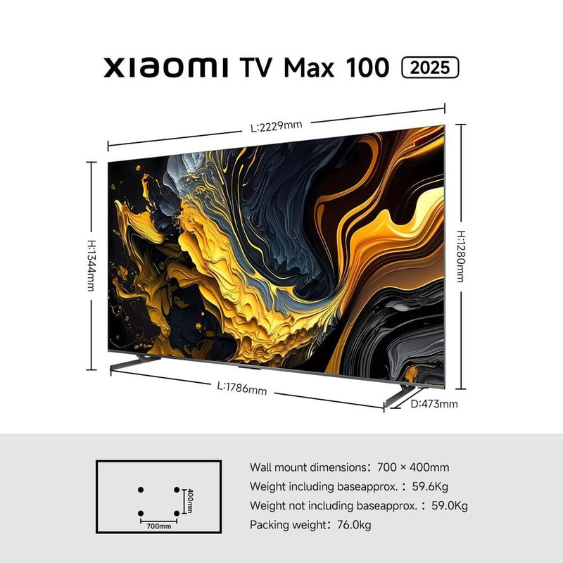 Smart TV Xiaomi ELA5692EU 4K Ultra HD 100" LED HDR QLED (Refurbished A)
